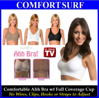1 pcs Classic or Colorful Comfortable Ahh Bra with Soft Full Coverage Cup